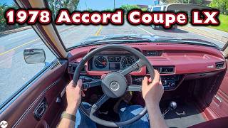1st Gen Honda Accord – POV Drive | 1978 Honda Accord Coupe LX CVCC
