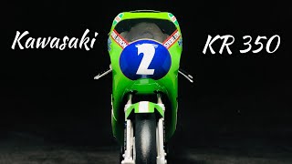 Unboxing Minichamps Kawasaki KR 350 Anton Mang 1981 - YouTube