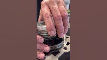 Final assembly on a 6.6L Duramax #carrepair #mechanic #engine #automobile