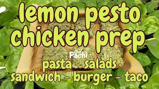 Nut-Free Pesto Chicken Patties | Easy Instant Pot Freezer Meal #chefpachi