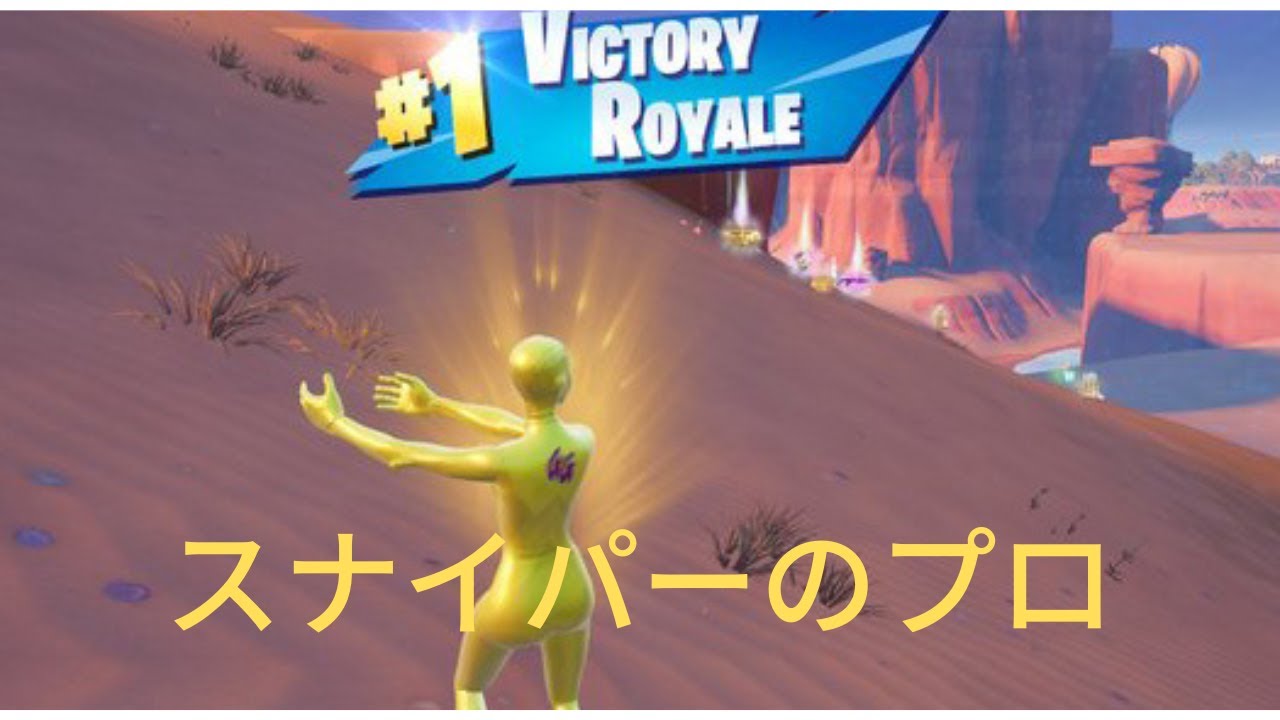 伝説のスナイパーのプロ【フォートナイト】