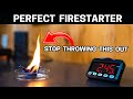Turn TRASH into FIRESTARTERS you can make yourself