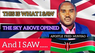 Apostle Fred is live THIS IS WHAT I SAW