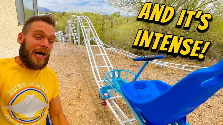 Grandpa Builds AWESOME Backyard Roller Coaster for...