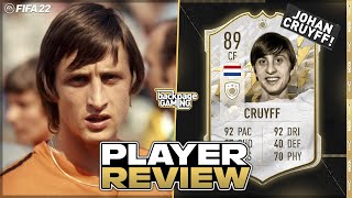 THE 5* 5* GOD!  89 Base Icon Johan Cruyff Player Review | FIFA 22 Ultimate Team