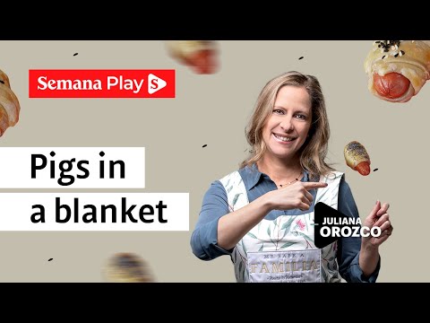 Pigs in a blanket': receta de snack | Juliana Orozco en Los Niños Cocinan