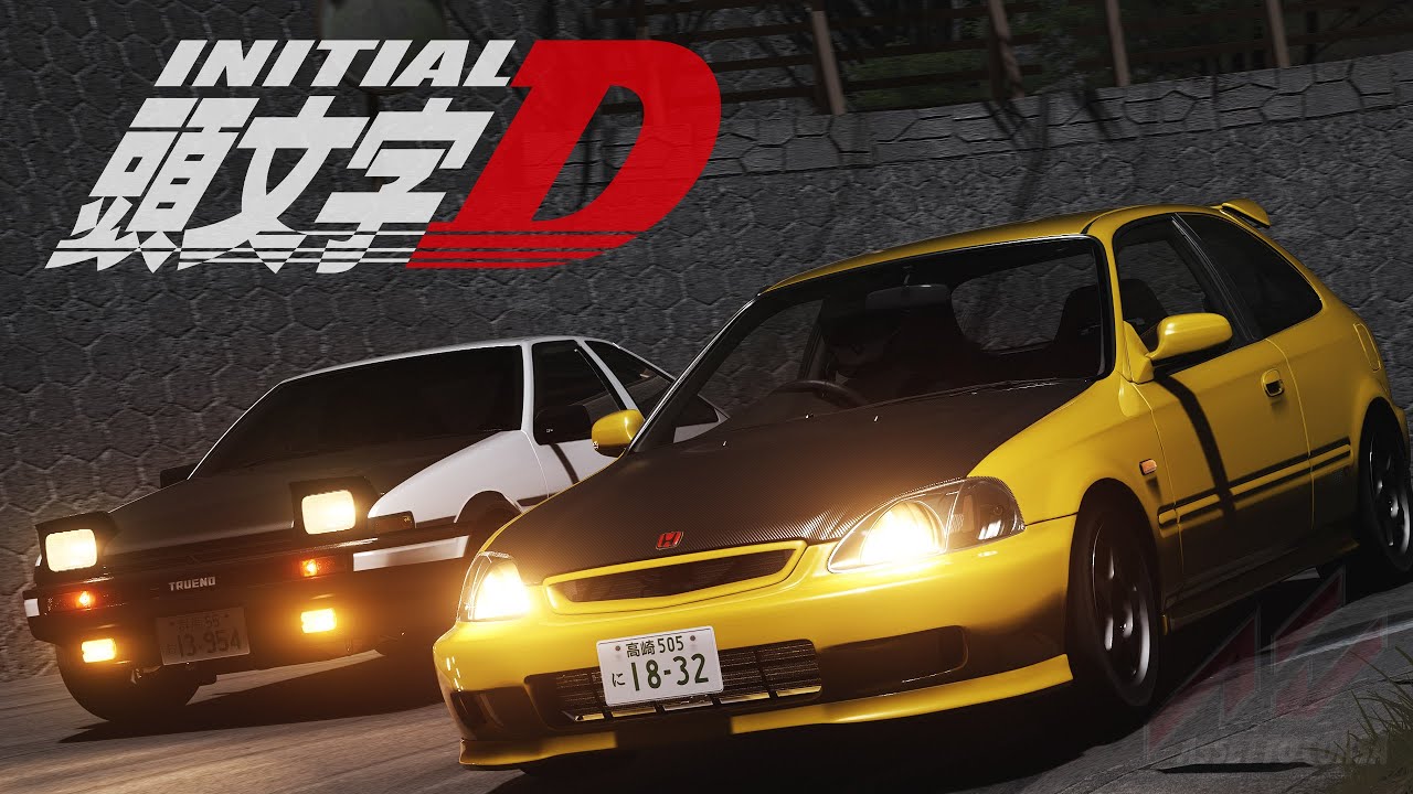 The Disappearing Line | AE86 vs EK9 | Assetto Corsa - YouTube