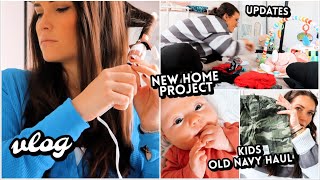 daily vlog // house project, GRWM + new hair products 🎀 Old Navy kids haul + some random updates 🤗 by Shannon Andersen 353 views 2 months ago 24 minutes