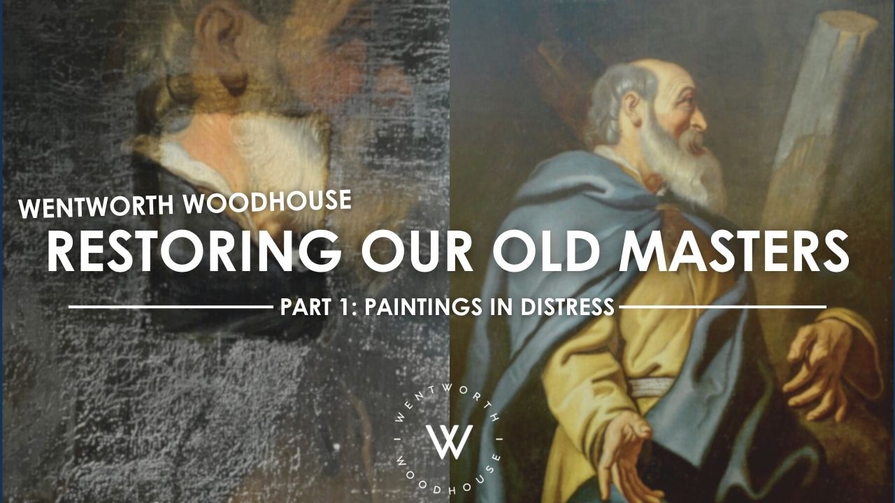 Реставрация работ наших старых мастеров - Часть 1: Картины в плачевном состоянии | #wentworthwood...