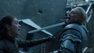 Game of Thrones: Season 7 Episode 4: Brienne and Arya (HBO) Resimi