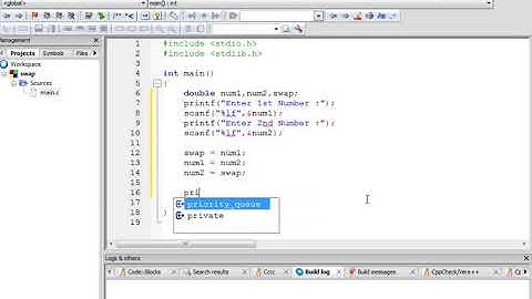 C program to swap two numbers