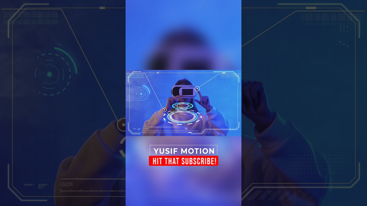 CyberPulse Futuristic HUD & Hologram Interface Animation 