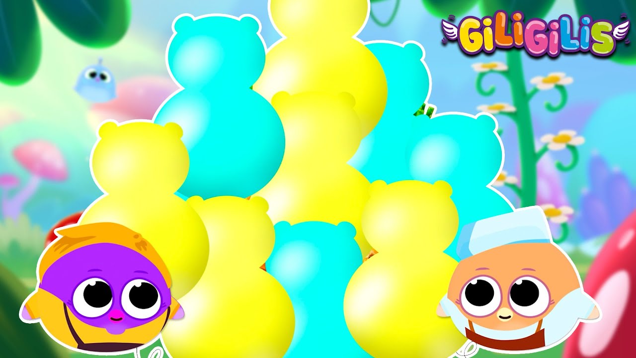 Pop the Balloons and Explore Planets with Giligilis: A Fun Lesson on Fruits & Vegetables! 🎈🌍🍎