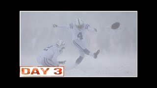 Marvel at adam vinatieri’s unreal extra point in colts-bills snow game