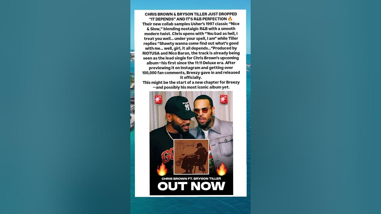 Chris Brown & Bryson Tiller’s ‘It Depends’ is R&B PERFECTION 🔥  #chrisbrown #itdependsbychrisbrown