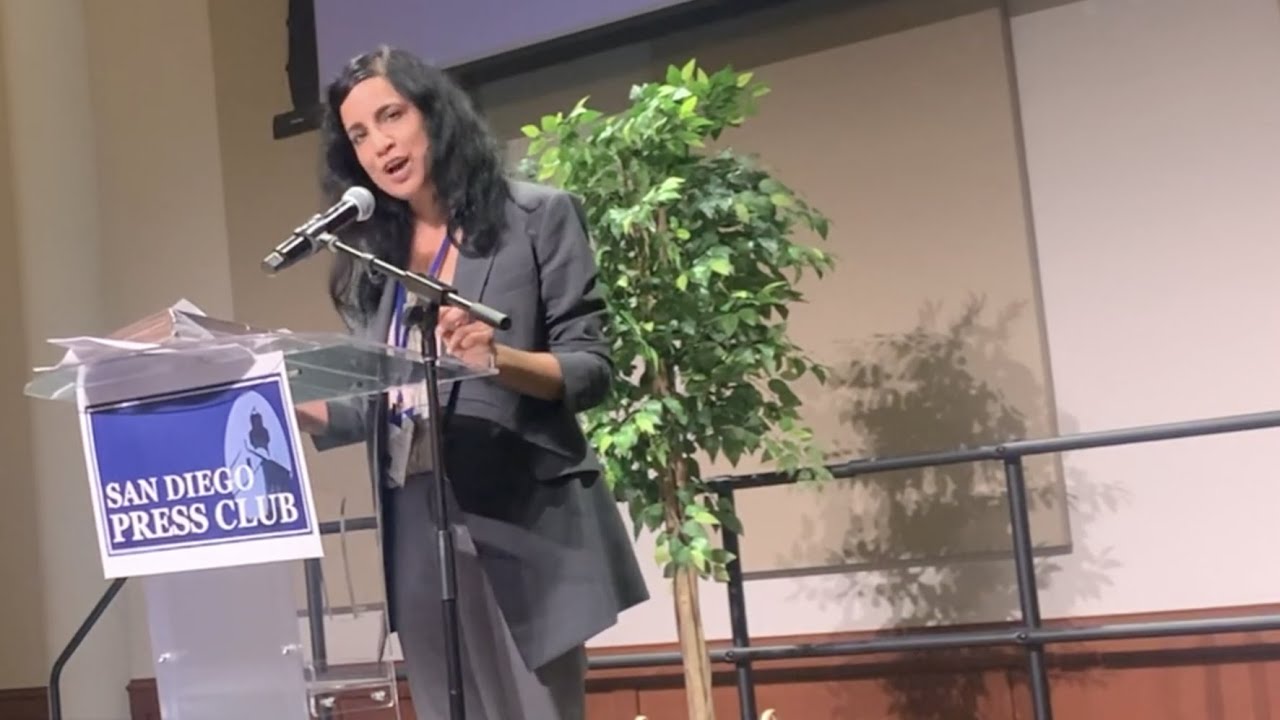 Amita Sharma at San Diego Press Club