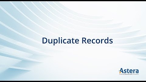 #AskAstera | Capture Duplicate Records from Distinct Transformation in Astera Centerprise