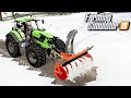 Odśnieżanie podwórka ❄️ - Farming Simulator 19 | SEASONS #16