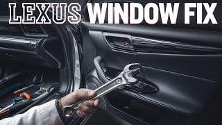 Lexus Window Malfunction? It Might Not Be Broken