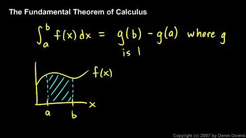 Calculus - The Fundamental Theorem, Part 1