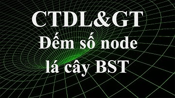 [Cây Nhị Phân] - Đếm số node lá của cây nhị phân tìm kiếm .