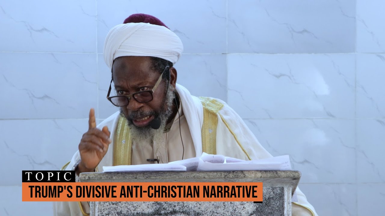 Trump's Divisive Anti Christian Narrative