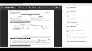 Speed up workflow on Contracts of Purchase and Sale with Loft47 data and signature extraction