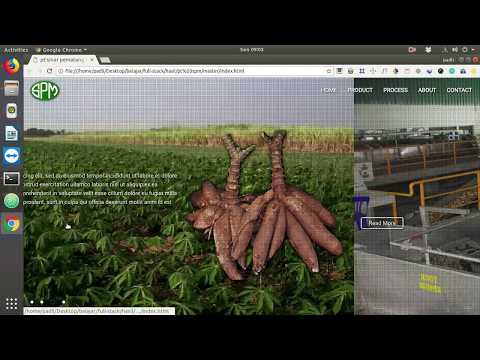 landing page using html5, css3 & vanila javascript (no framework)