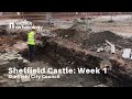 Sheffield Castle excavations - Week 1