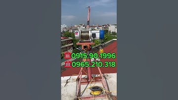 Báo Giá Khung Cẩu Xoay 360 Độ Cần Vuông 500kg. Máy Tời Điện Đa Năng Tốc Độ Nhanh 35m/ph dây đông