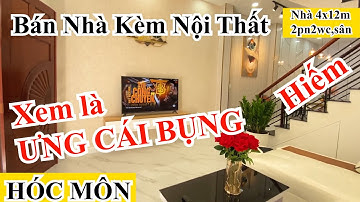 Bán Nhà Hóc Môn Tặng Full Nội Thất 4x12m 2pn2wc gần Cầu Lớn Hóc Môn I Bán Nhà Hóc Môn giá rẻ 2023