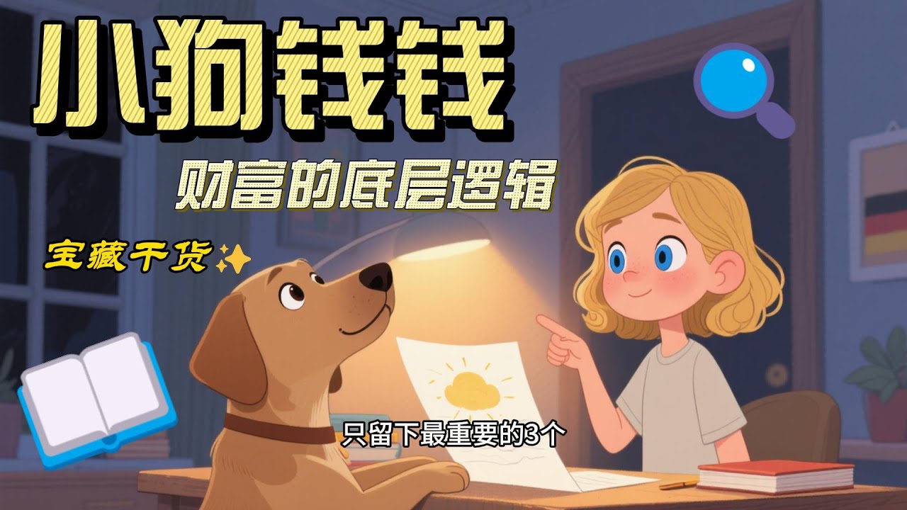 金钱观决定人生格局：重读 “小狗钱钱 ”的感悟 | 小狗钱钱：财富背后的思维密码 | 一只会说话的狗，教给成年人的致富真理