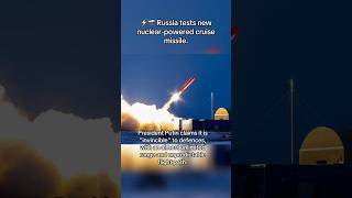 ⚡️🇷🇺 Putin Test Russia New Invincible missile Burevestnik | tension with USA Trump Ukraine #shorts