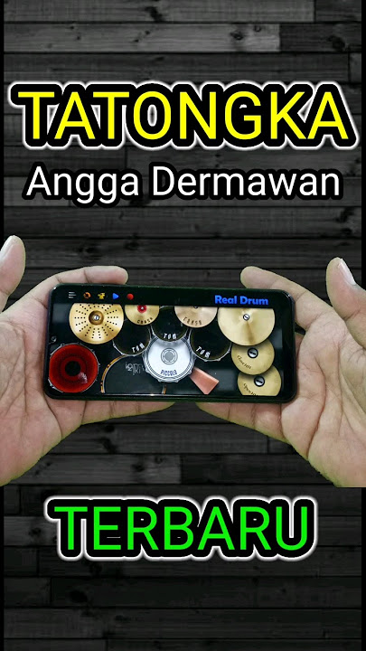 Tatongka cinta ni....TATONGKA - ANGGA DERMAWAN || lirik (Real Drum Cover) #realdrum #drumcover