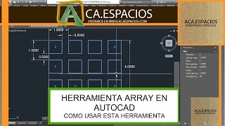 ARRAY TOOL IN AUTOCAD- HOW TO USE THIS TOOL ARRAY TOOL IN AUTOCAD- HOW TO USE THIS TOOL