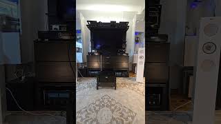 Parasound HCA2200II, P5, wiim ultra, kef r5 #music #vintage #audio #live #love #minivlog #audiophile