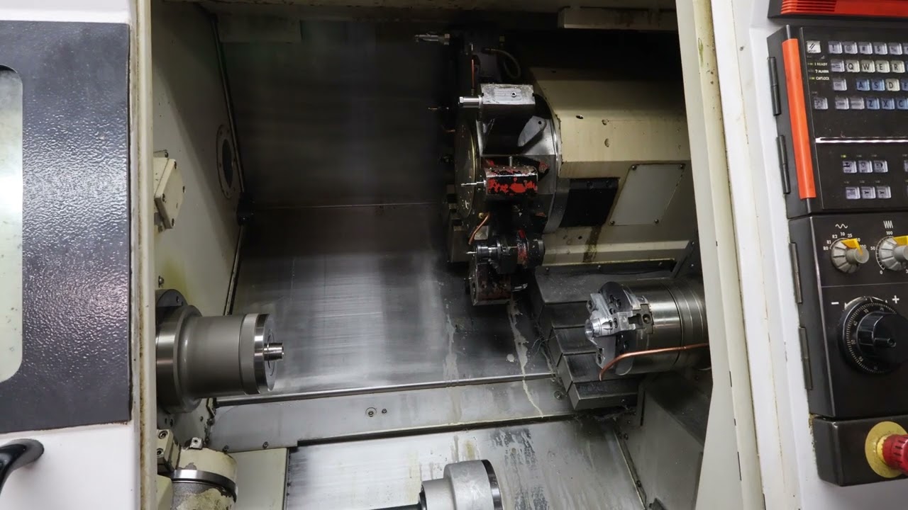Mazak QTN-200MS-II CNC Turning Center, S/N: 195650 - YouTube
