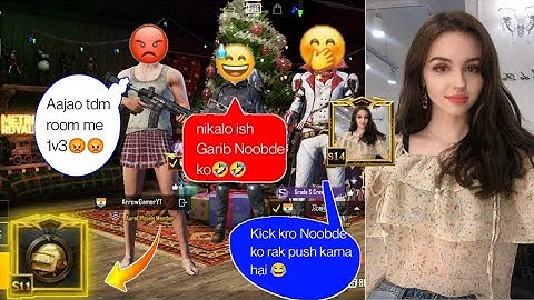 Random 3 players call me Noob / challenge for 1vs 3 TDM room (part - 47)