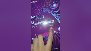 Review : RD SHARMA : Applied Mathematics Class 11 | Applied Maths class 11 best book??
