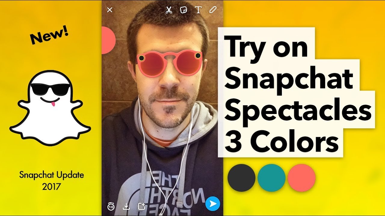 snapchat glasses colors