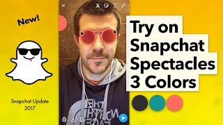How to Try on Original Snapchat Spectacles