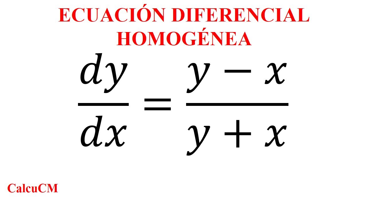 Dy dx y x y x Ecuaci n Diferencial Homog nea Con Usos Alternativos De dy-dx-y-x-y-x-ecuaci-n-diferencial-homog-nea-con-usos-alternativos-de