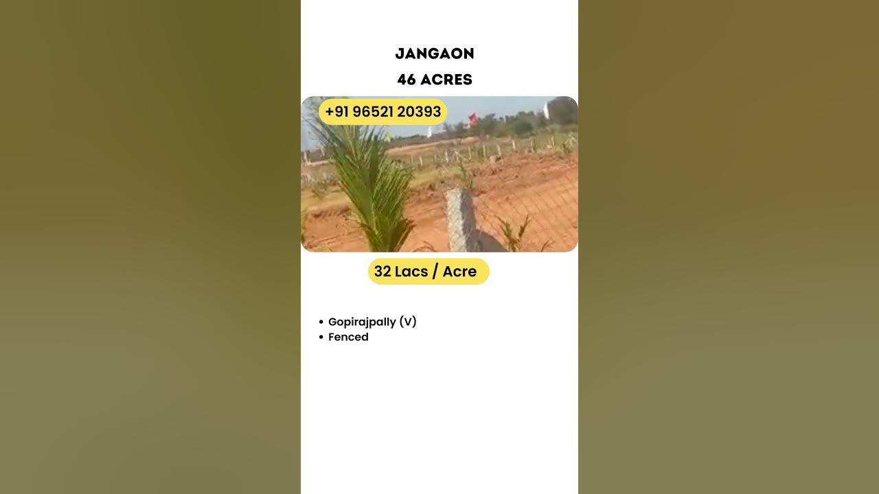 Affordable Farmland for Sale in Jangaon Mandal, Gopirajpally (V) 46