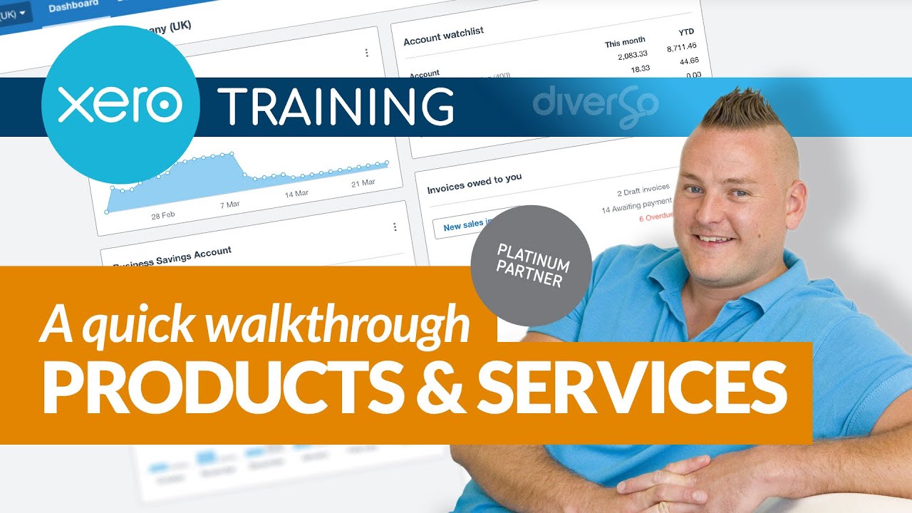 Xero Training Quick Walkthrough Products and Services in Xero! YouTube