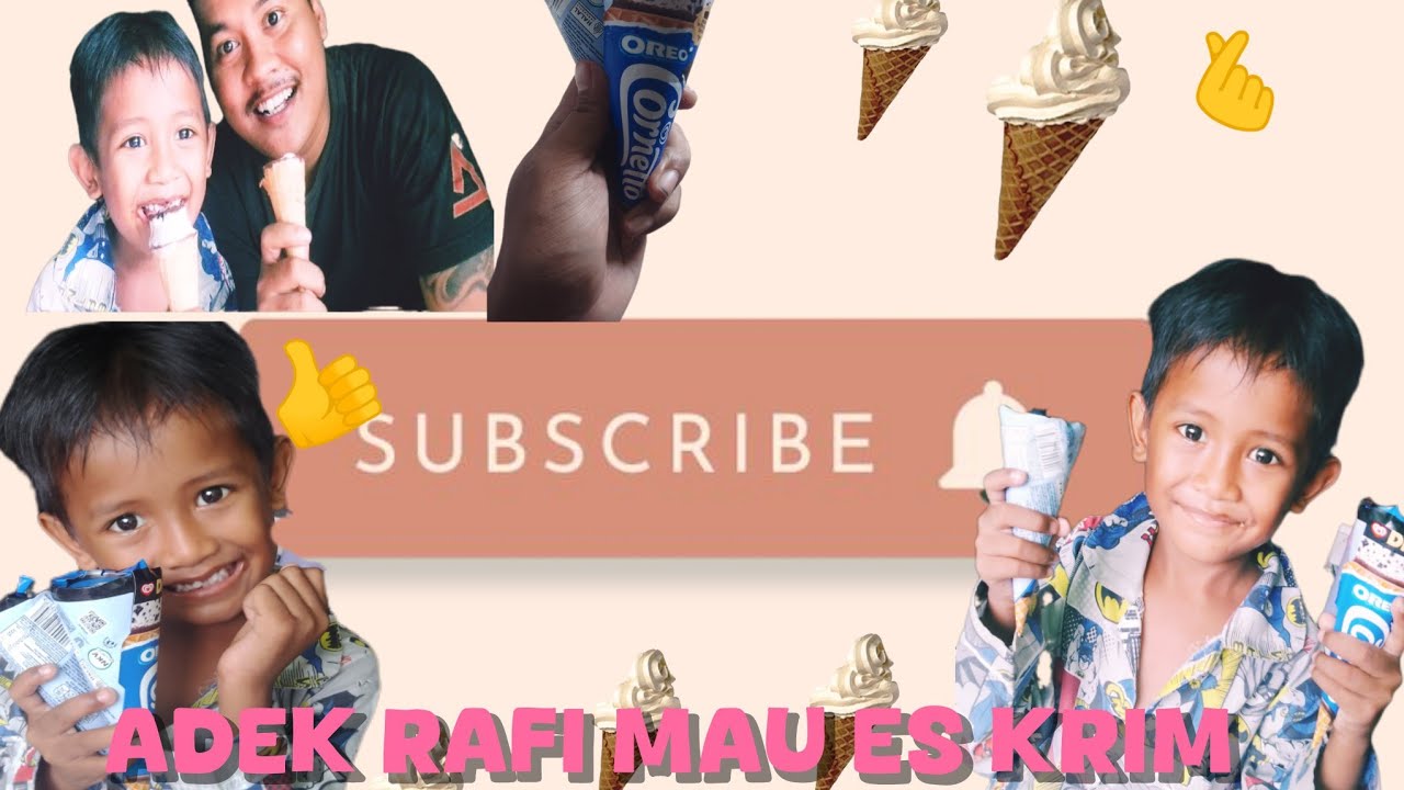Adek Rafi mau Es krim @YouTube @AbydanRafi #likeandsubscribe - YouTube