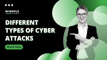 Different types of cyber attacks | Upskill with Winsple Learning