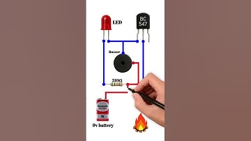 How to make a fire detection circuit using BC547 and photo diode#diy