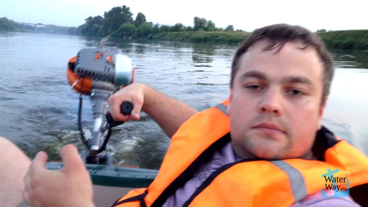 Тестирование лодочного мотора