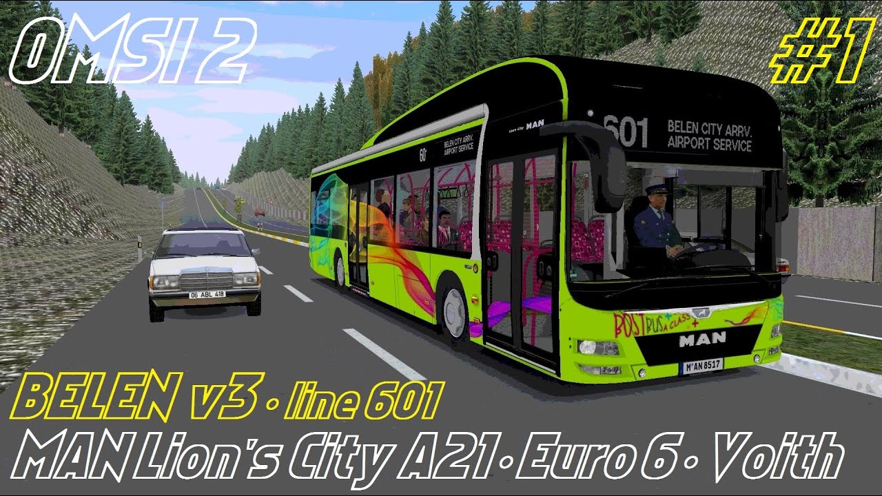 OMSI 2 • Belen v3 (line 601) • MAN Lion's City A21 • Part 1