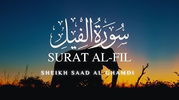 Surah Feel | Surah Al Fil | القرآن الكريم | الشيخ سعد الغامدي | سورة الفيل | Sheikh Saad Al Ghamdi